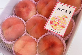 硬め好きな方に‼️山形県産白桃おどろき【3キロ大玉】