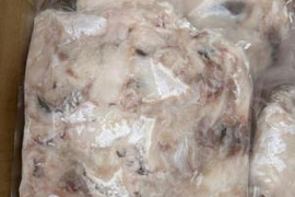 【業務用】養殖マダイ端材10kg　真空冷凍　真鯛切落しフレーク用