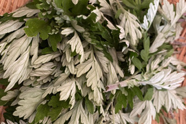 乾燥よもぎ20gと製菓用米粉500g