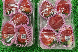 奈良県産ブランドいちご(古都華)大粒