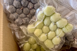 【真空冷凍・洗浄済み】皮ごと食べられる種なしハウスぶどう5品種詰め合わせ｜1袋約150g×10袋・計約1.5kg｜クイーンセブン・クイーンルージュ・シャインマスカット・ナガノパープル＋おすすめ品種