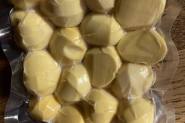 【入やなわぁ工房のむき栗】真空パック180ｇ 2袋（冷凍）