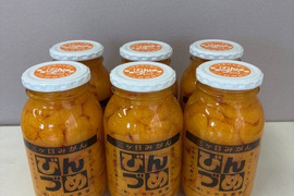 美味しさに食べてビックリ「ミカンの瓶詰め」900ｇ×６本