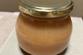 【日本唯一かも】自然栽培の柿ジャムたっぷり300g1本