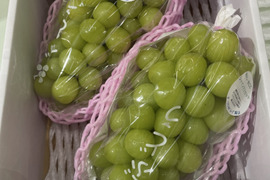 (10セット限定)【福岡・田主丸産】シャインマスカット（大房）約２ｋｇ　２～３房
