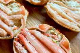 【山陰の旬物】剥く手間なし！松葉ガニ甲羅盛り　大サイズ2入り