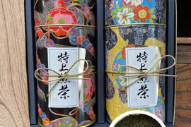 2023年新茶⭐︎高級深蒸し八女茶缶入り200g×2個セット