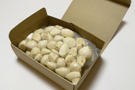 福井県産福地ホワイト6片むきニンニク500グラム