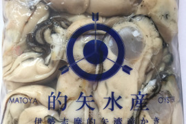 伊勢志摩的矢湾産牡蠣のむき身 ５００g×２ 生食OK