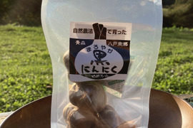 【定期便】【農薬・化学肥料不使用】自然農法で育ったまろやか黒にんにく　お試しサイズ100g