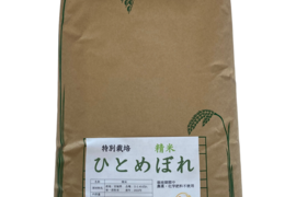 【新米】令和5年 ひとめぼれ玄米10kg～農薬・化学肥料不使用