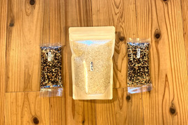 【ゲン担ぎ福袋】めでたい彩り!自然栽培･天日干し!古代米(黒赤緑)ブレンド(100g×2p)+美ら光