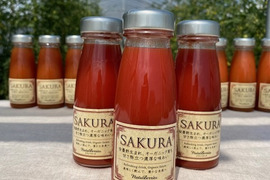 フルーツのような濃厚な旨さ！プレミアムトマトジュースSAKURA 【180ml】24本【お買い得品】