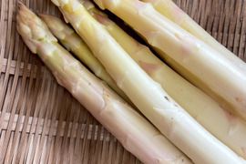 【予約/2023年4月お届け/訳あり】那須の麓の白いアスパラガス　サイズおまかせ　500g