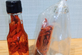 【乾燥タバスコペッパー＋瓶】自分で作る！オイル漬け