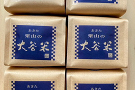 【令和7年度 新米】あきたこまち 「大谷米」300g(2合) ×6個 もっちり甘い 単一農家米100%！