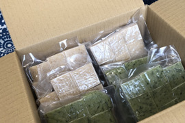 食べ比べ自然栽培米のお餅