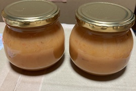 【日本唯一かも】自然栽培の柿ジャムたっぷり300g2本