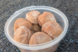 【有機JAS認証】【訳あり】令和7年産有機梅干しの「つぶれ梅」。300g特大サイズ4L