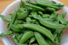 シャキシャキ甘い！沖永良部島産スナップエンドウA品　500ｇ