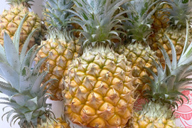 お買い得！石垣島産「スナックパイン」7〜8kg