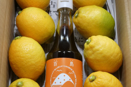 ぽん酢とセット！お試しに　皮まで使える瀬戸内レモン　約８個　M～Lサイズ