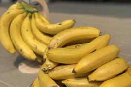 [栽培期間中 農薬・化学肥料不使用]たかきのバナナ 3.0kg4箱セット！1箱約20本〜30本入 ※少し訳あり