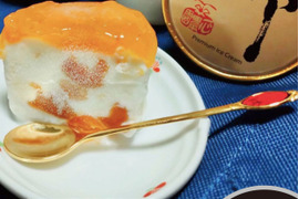 甘熟富有柿たっぷり！一心農園の富有柿アイス