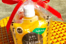 【母の日ギフト、冷凍ジュース】　クレメンティン・ブラッドオレンジ・はるかの完熟生絞り冷凍ジュース150㎖　３個セット