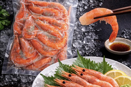 ✨ブランド認定 ふくい甘えび　子持ち✨網元直送！ふく福甘えび[真空冷凍]300g×2　（箱なし）