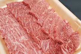 オレイン酸値55.7％の牛肉！　与助の牛　上カルビ　焼き肉用　400ｇ【熨斗対応可】