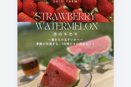 【赤のキセキ】〜苺から小玉すいかへ。季節が交差する、7日間だけの限定セット〜