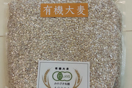 宮崎県産・有機大麦(みやざき有機JAS A0007)　大（900ｇ）