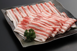 兵庫県認証食品　金猪豚　バラスライス