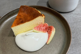 シンプルバスクチーズケーキ