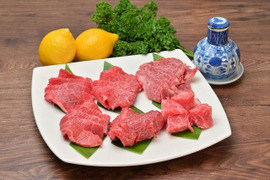 【数量限定‼︎焼肉3種食べ比べ】八崎牛熟成トウガラシ、ミスジ、ハラミ(各80g )