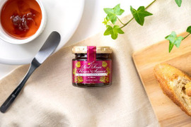 ⭐︎阿蘇産有機JAS認証栽培・オーガニックローズ⭐︎ 香り豊か美味しいローズセット(赤バラフルールソース80g・キャンディ12粒)