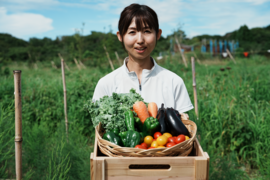 【6/7月限定】淡路島の旬をお届け！有機肥料100%栽培の野菜6～7種詰め合わせ