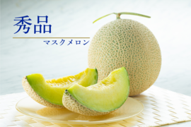 【夏ギフト】秀品マスクメロン1玉(1.5kg以上)