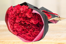 【農家直送】赤バラ50本｜プロポーズ・記念日に人気の花束