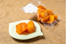 【朝市限定】カット冷凍柿６個セット