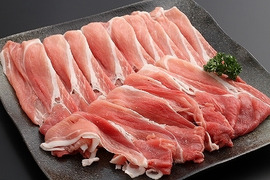 兵庫県認証食品　金猪豚　モモスライス、バラスライス　お徳用　2セット