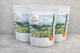 ほんのり甘い、長野県箕輪町の杜仲茶（60包×3パック）アルプスが育む、心とからだを整える、ノンカフェインティー