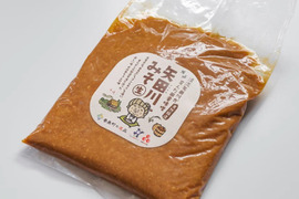 【生きている味噌】無添加・天然醸造「矢田川みそ」　１kg/袋詰 　味噌