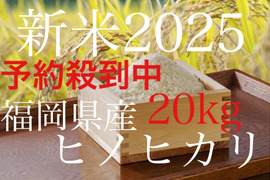 令和7年度 新米 福岡県産ヒノヒカリ（玄米10kg）予約受付中