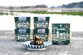 【生食感】おびすやの青のり佃煮アサリ入り180g×4p