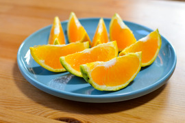 ［3kg］完熟バレンシアオレンジ◆デザートや朝食のお供に♪◆（大小混合）