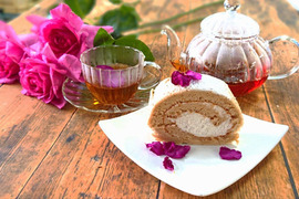 食べられる薔薇を堪能♪薔薇のお茶会セット♪(バラ和紅茶＆バラ糖＆バラ塩)