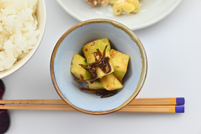 摘果メロンと昆布の佃煮和え