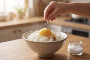 究極の塩・卵かけご飯